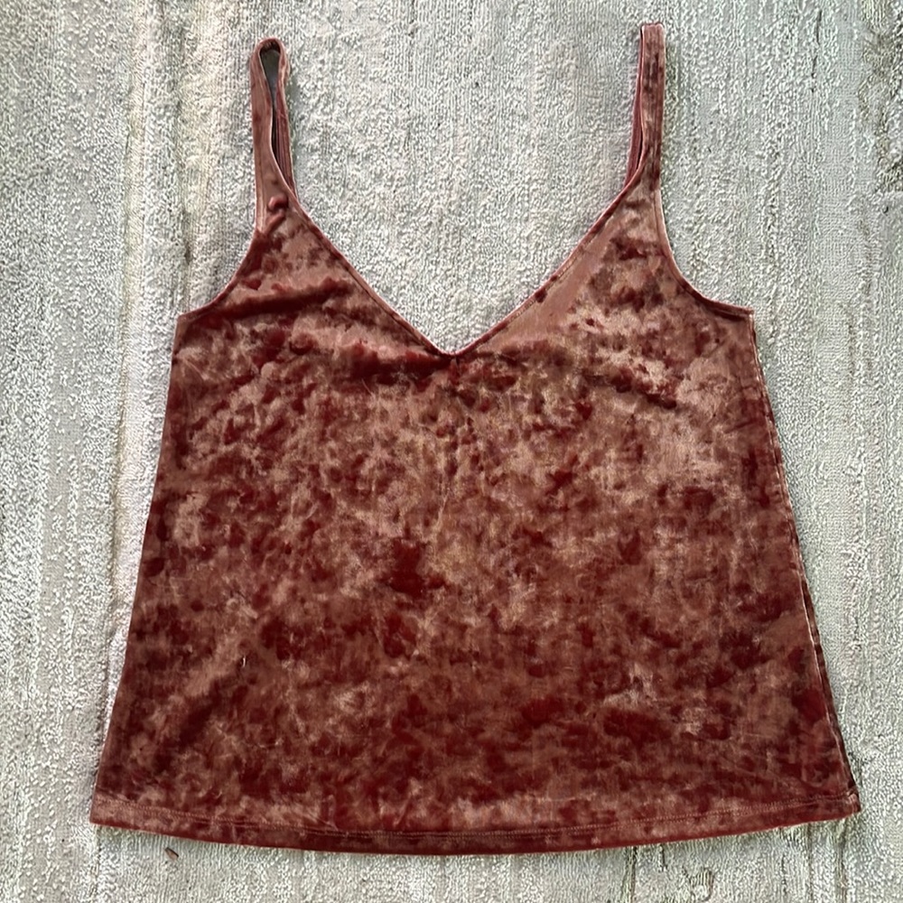 Velour H&M top
